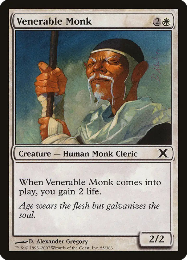 Venerable Monk [Tenth Edition] - MTG Single