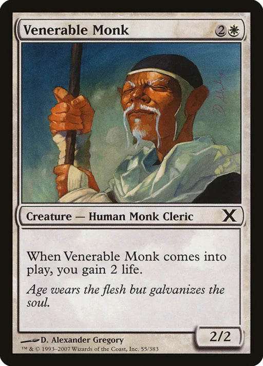 Venerable Monk [Tenth Edition] - MTG Single