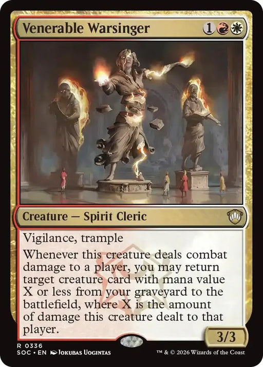 Venerable Warsinger (336) [Secrets of Strixhaven Commander]