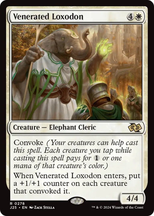 Venerated Loxodon [Foundations Jumpstart] - MTG Single