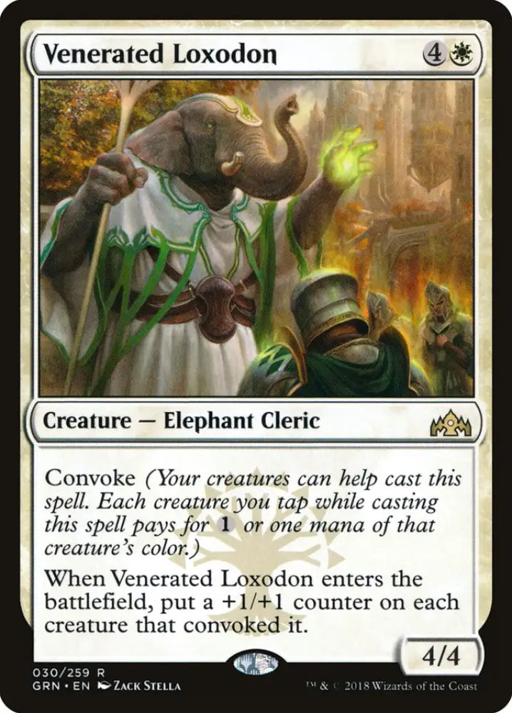 Venerated Loxodon [Guilds of Ravnica] - MTG Single