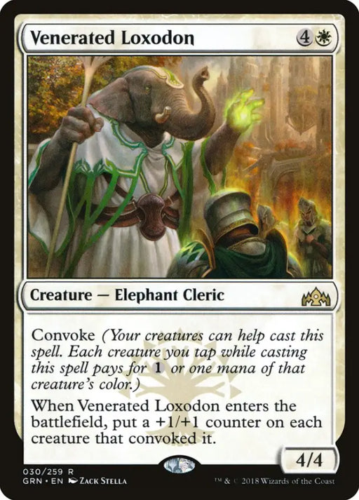 Venerated Loxodon [Guilds of Ravnica] - MTG Single