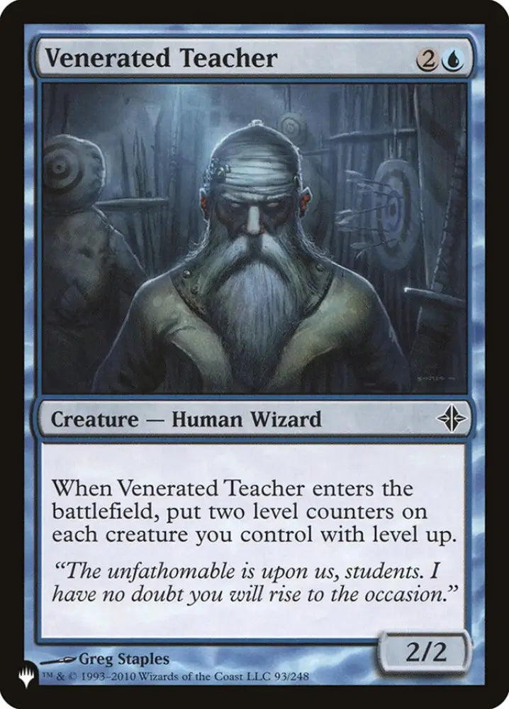 Venerated Teacher [The List] - MTG Single