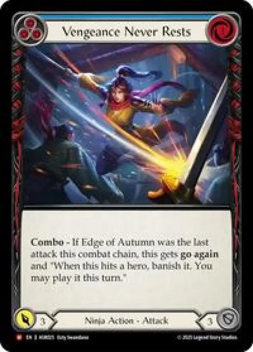 Vengeance Never Rests (ASR025) [Armory Deck: Ira]