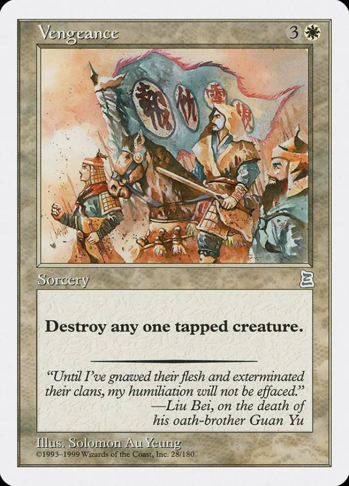Vengeance [Portal Three Kingdoms] - MTG Single