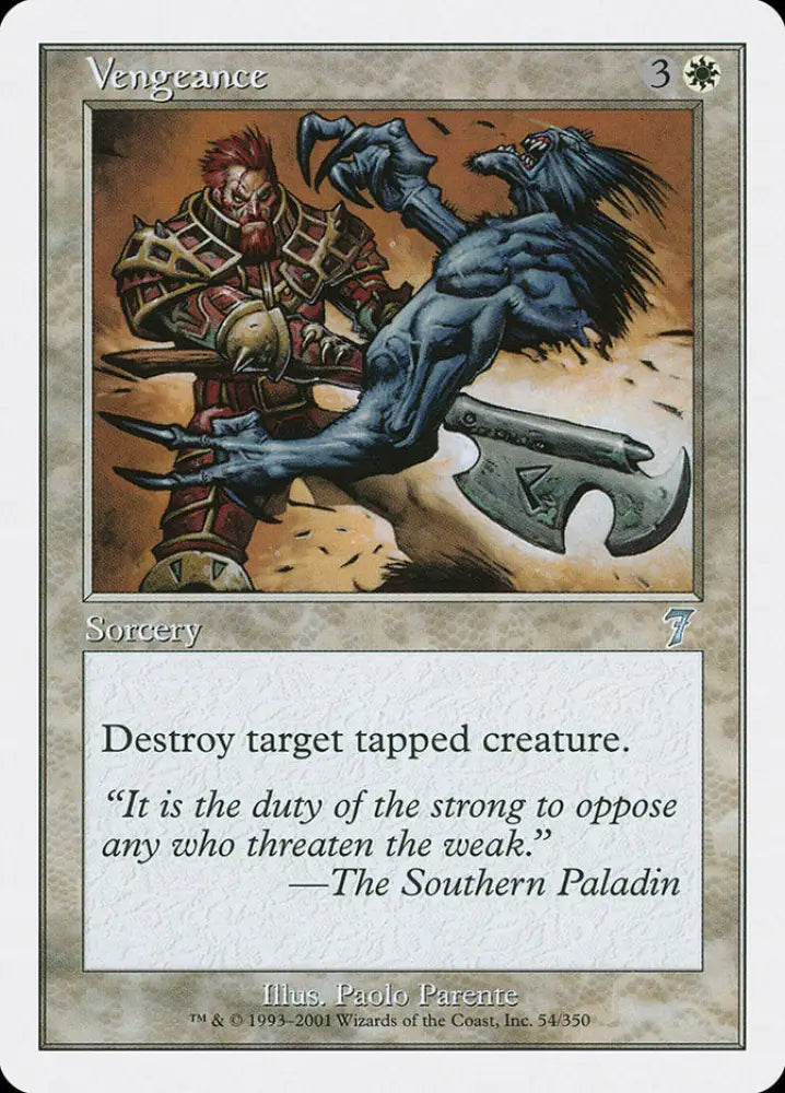 Vengeance [Seventh Edition] - MTG Single