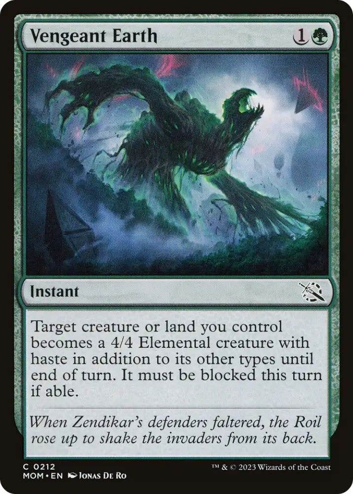 Vengeant Earth [March of the Machine] - MTG Single