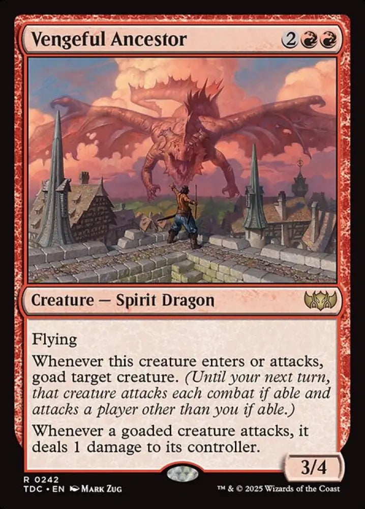 Vengeful Ancestor (242) [Tarkir: Dragonstorm Commander]