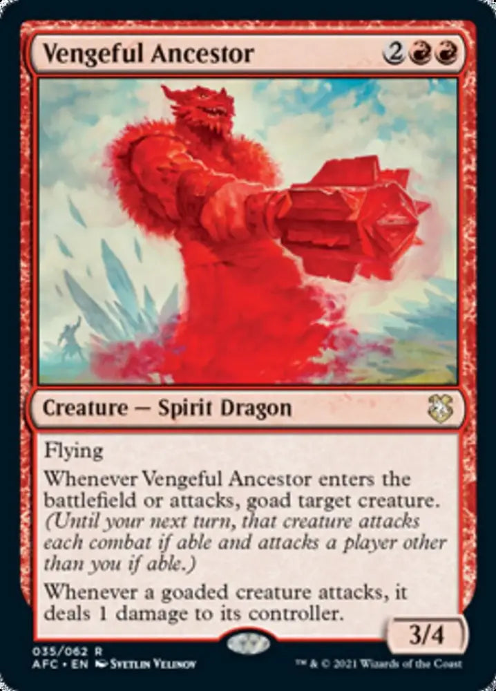 Vengeful Ancestor [Dungeons & Dragons: Adventures in the Forgotten Realms Commander] - MTG Single