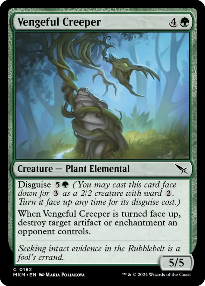 Vengeful Creeper [Murders at Karlov Manor] - MTG Single