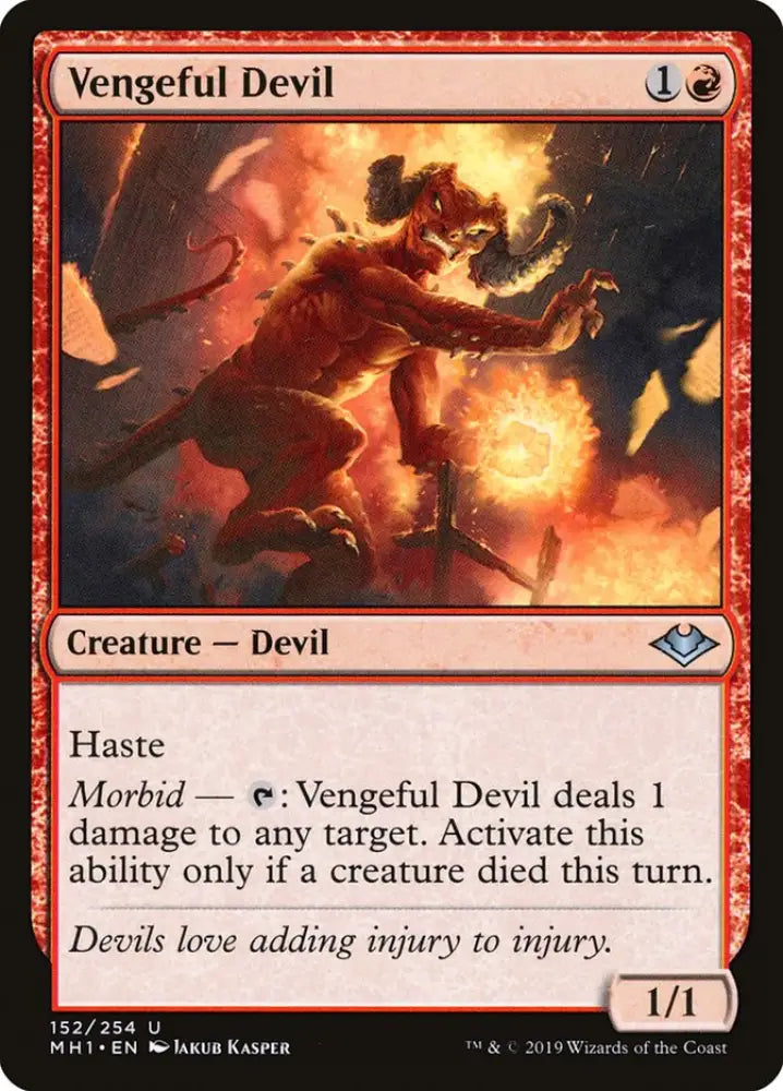 Vengeful Devil [Modern Horizons] - MTG Single
