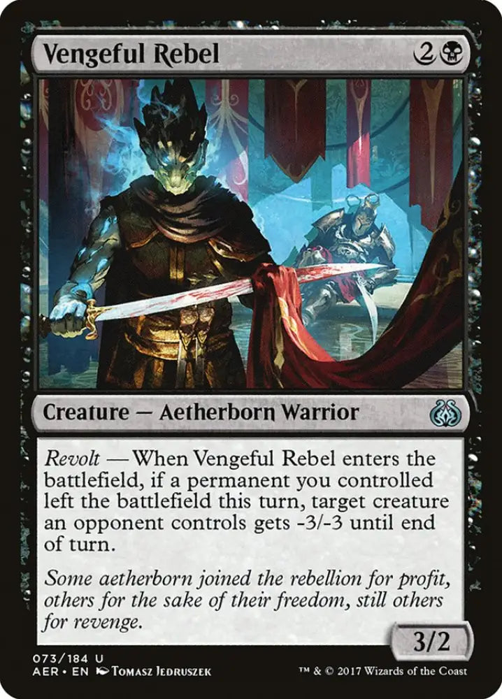 Vengeful Rebel [Aether Revolt] - MTG Single