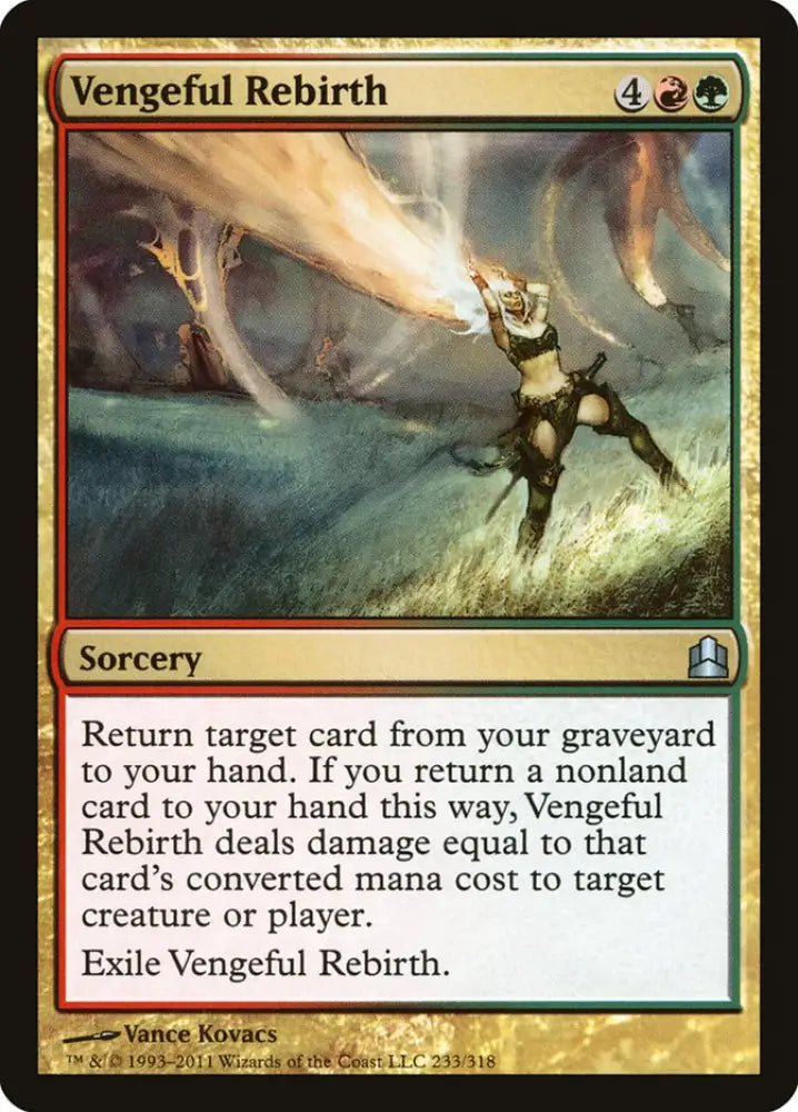 Vengeful Rebirth [Commander 2011] - MTG Single