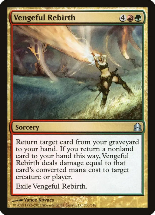 Vengeful Rebirth [Commander 2011] - MTG Single