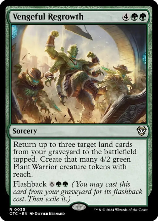 Vengeful Regrowth [Outlaws of Thunder Junction Commander] - MTG Single