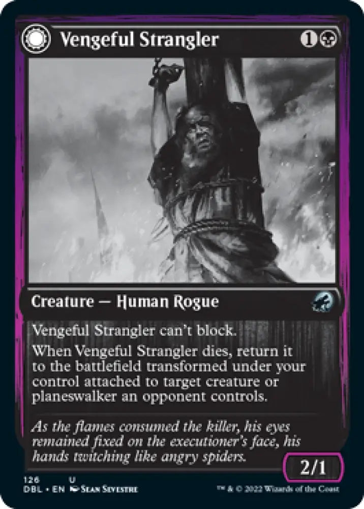 Vengeful Strangler // Strangling Grasp [Innistrad: Double Feature] - MTG Single