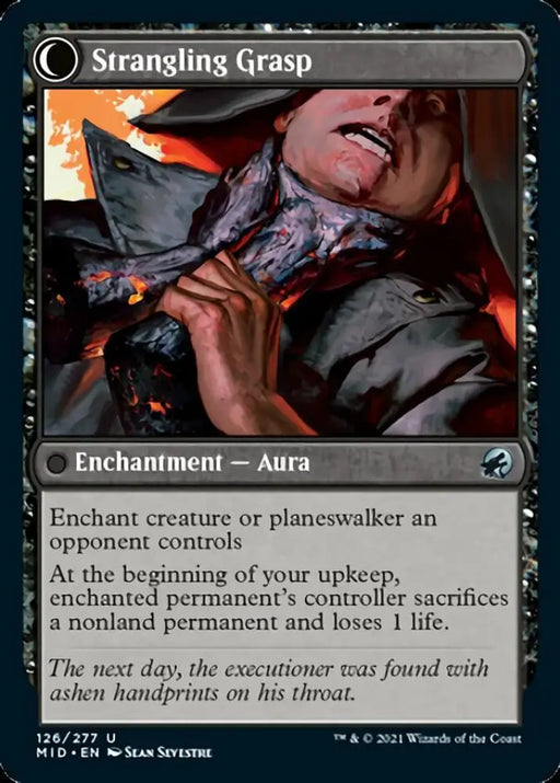 Vengeful Strangler // Strangling Grasp [Innistrad: Midnight Hunt] - MTG Single
