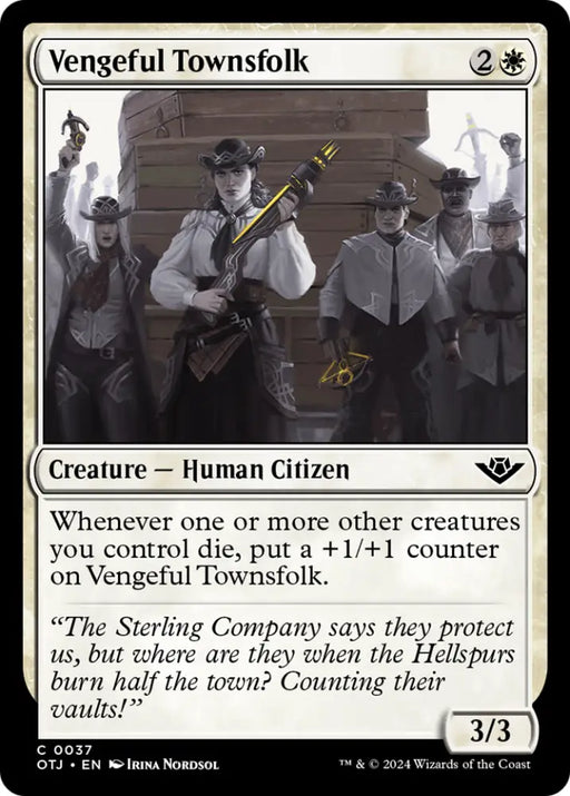 Vengeful Townsfolk [Outlaws of Thunder Junction] - MTG Single