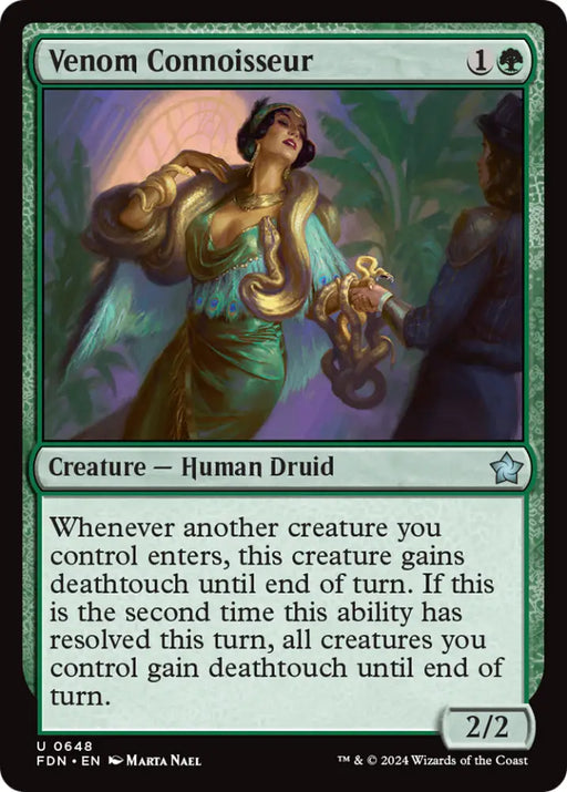 Venom Connoisseur [Foundations] - MTG Single