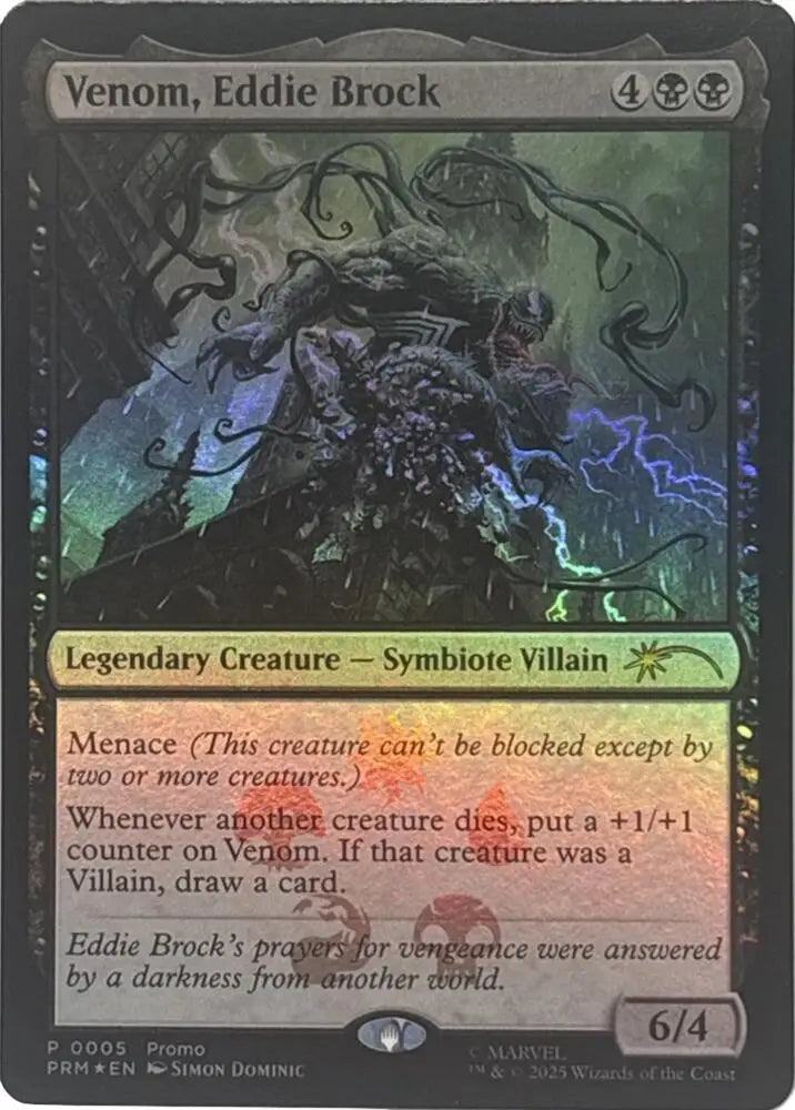 Venom, Eddie Brock (5) [Unique and Miscellaneous Promos]
