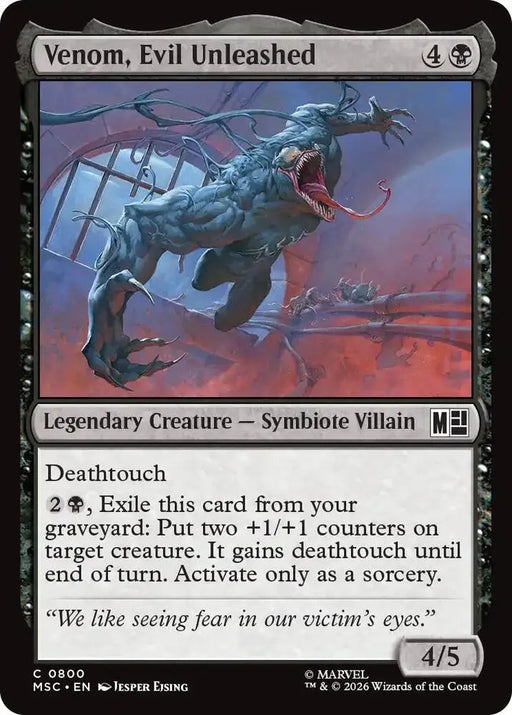 Venom, Evil Unleashed (800) [Marvel Super Heroes Commander]