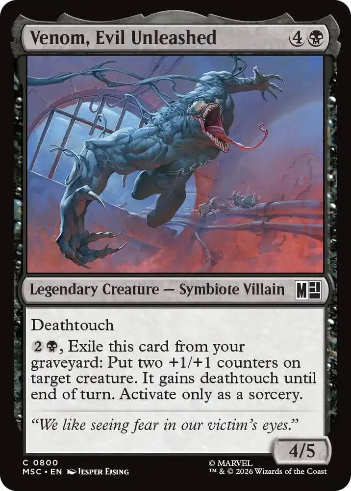 Venom, Evil Unleashed (800) [Marvel Super Heroes Commander]