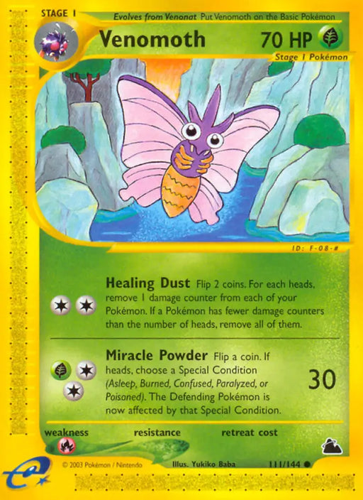 Venomoth (111/144) [Skyridge] - Pokemon Single