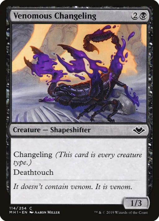 Venomous Changeling [Modern Horizons] - MTG Single