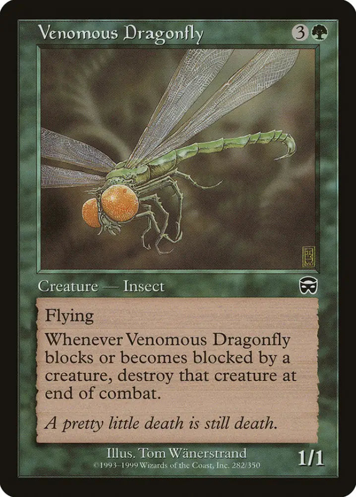 Venomous Dragonfly [Mercadian Masques] - MTG Single