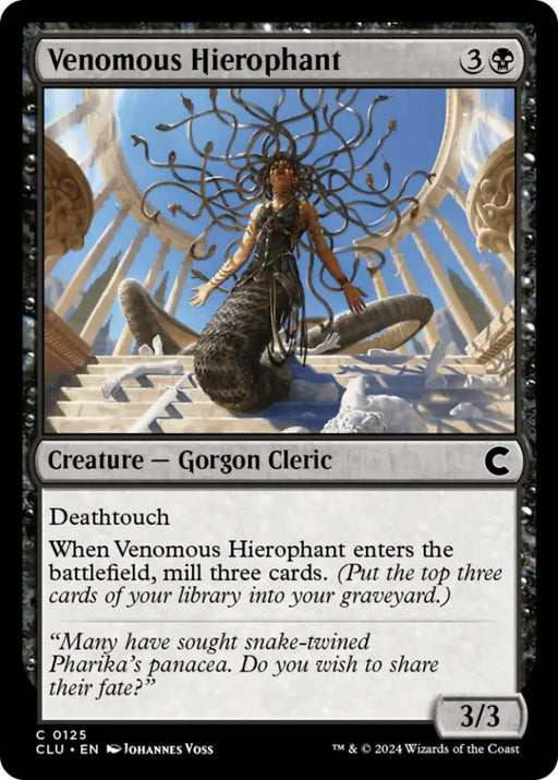 Venomous Hierophant [Ravnica: Clue Edition] - MTG Single