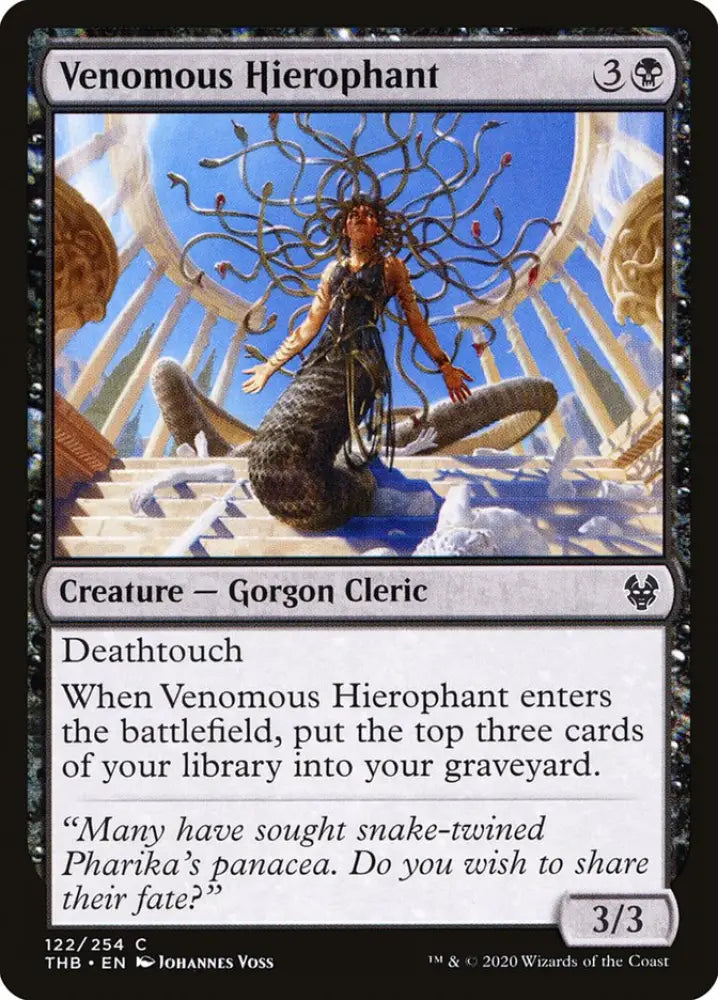 Venomous Hierophant [Theros Beyond Death] - MTG Single