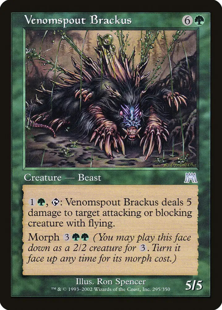 Venomspout Brackus [Onslaught] - MTG Single