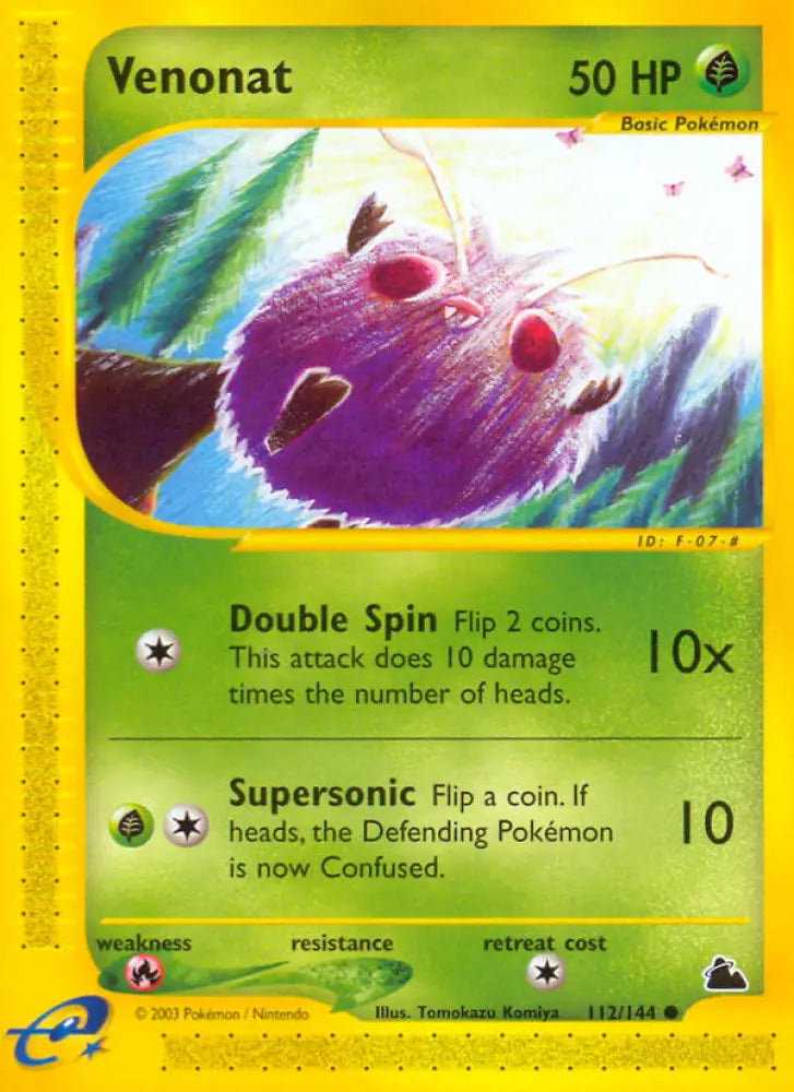 Venonat (112/144) [Skyridge] - Pokemon Single