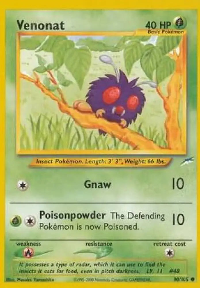 Venonat (90/105) [Neo Destiny Unlimited] - Pokemon Single