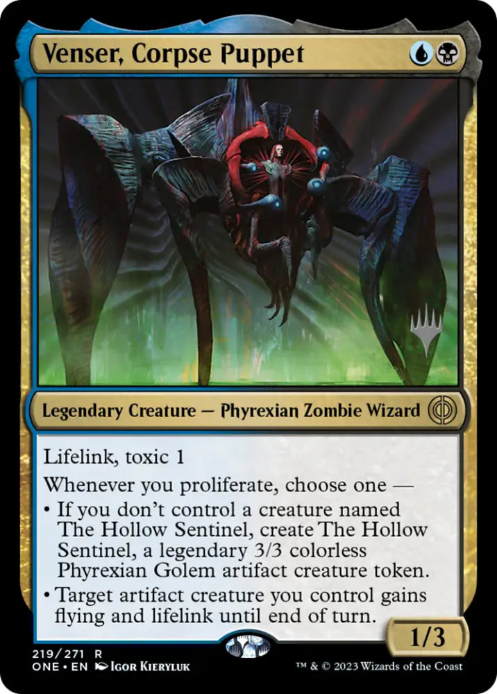 Venser Corpse Puppet (Promo Pack) [Phyrexia: All Will Be One Promos] - MTG Single