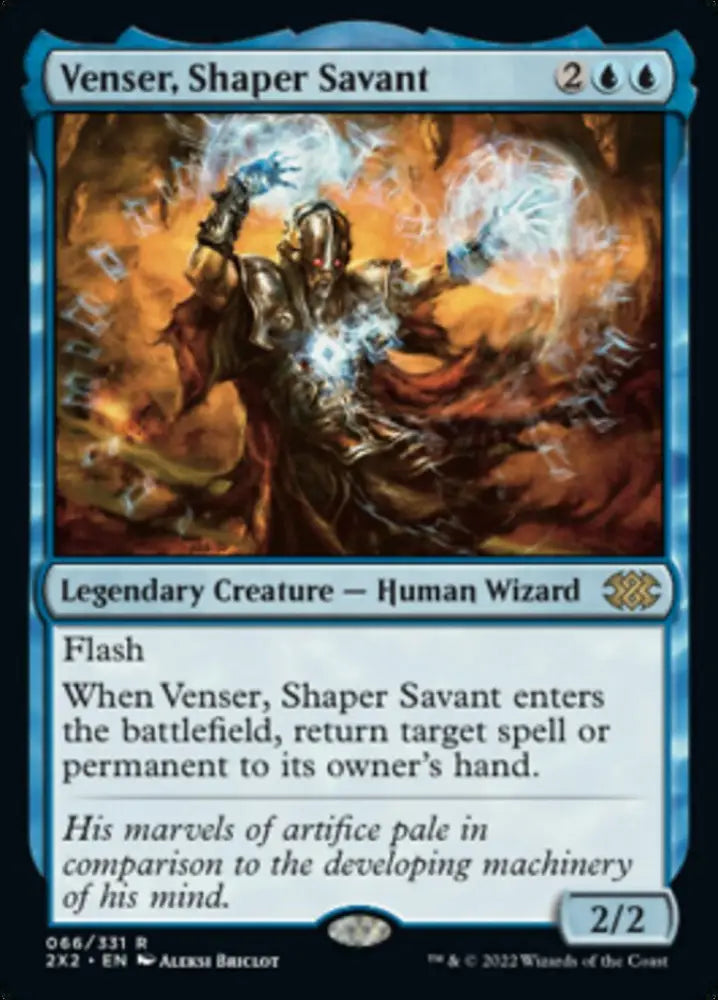 Venser Shaper Savant [Double Masters 2022] - MTG Single