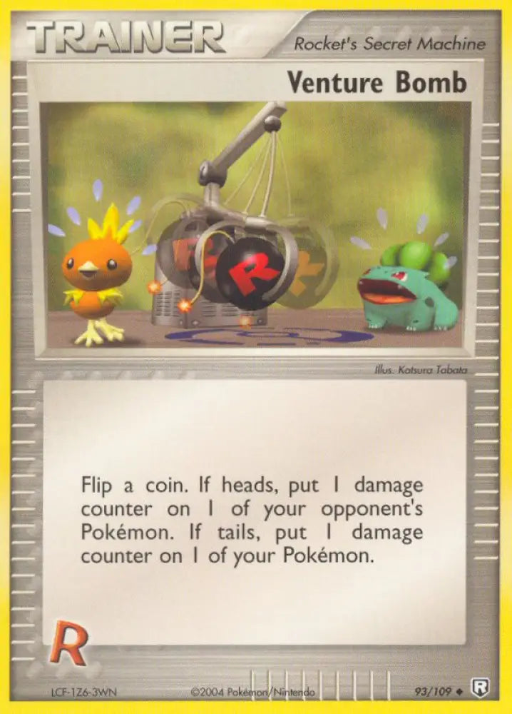 Venture Bomb (93/109) [EX: Team Rocket Returns] - Pokemon Single