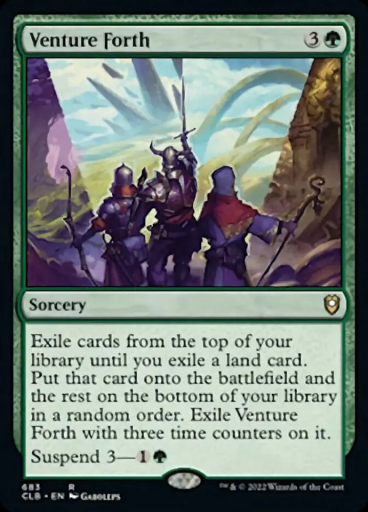 Venture Forth [Commander Legends: Battle for Baldur’s Gate] - MTG Single