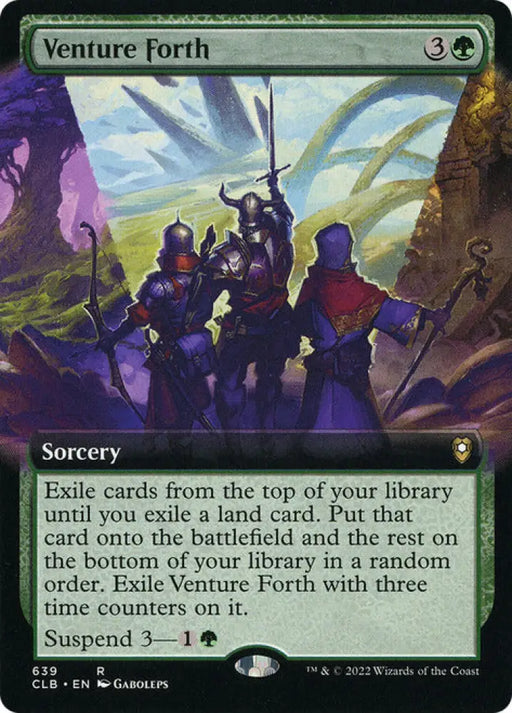 Venture Forth (Extended Art) [Commander Legends: Battle for Baldur’s Gate] - MTG Single