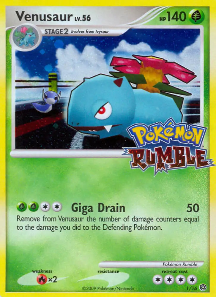 Venusaur (1/16) [Pokémon Rumble] - Pokemon Single