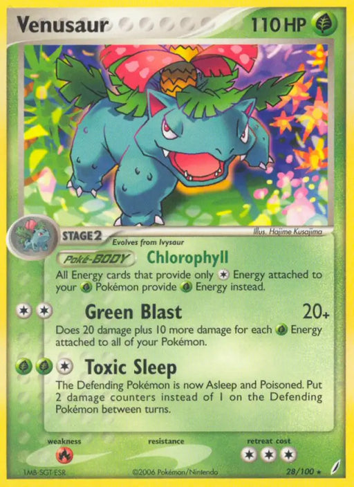 Venusaur (28/100) [EX: Crystal Guardians] - Pokemon Single