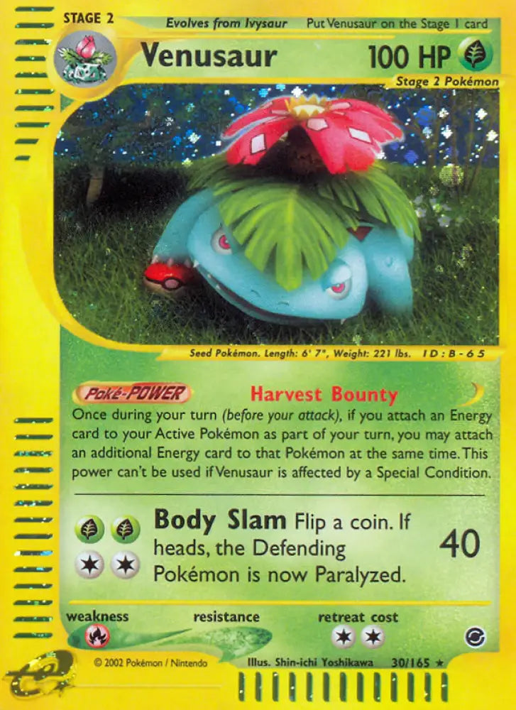 Venusaur (30/165) [Expedition: Base Set] - Pokemon Single