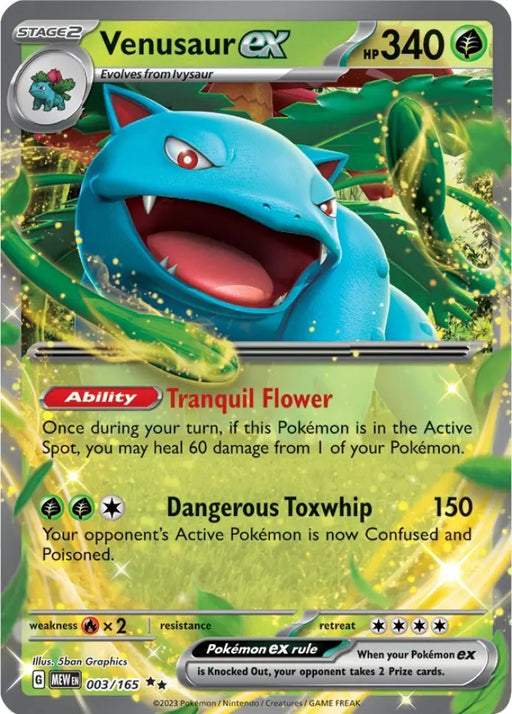 Venusaur ex (003/165) [Scarlet & Violet 151] - Pokemon Single