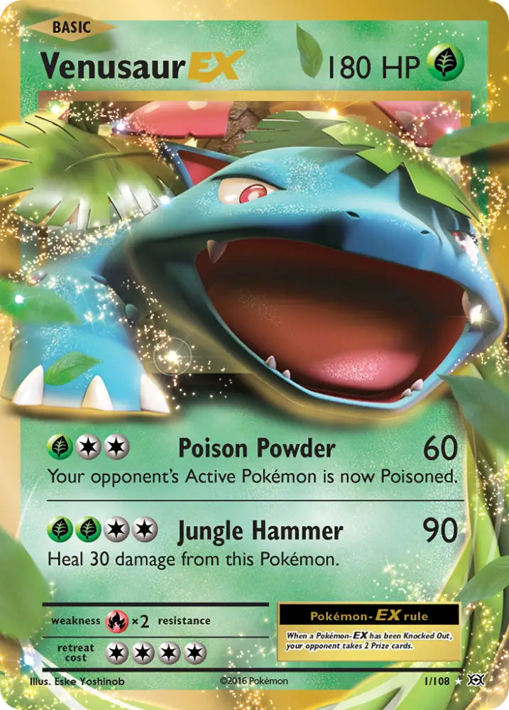 Venusaur EX (1/108) [XY: Evolutions] - Pokemon Single