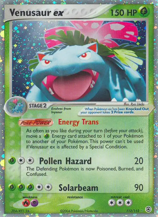 Venusaur ex (112/112) [EX: FireRed & LeafGreen] - Pokemon Single