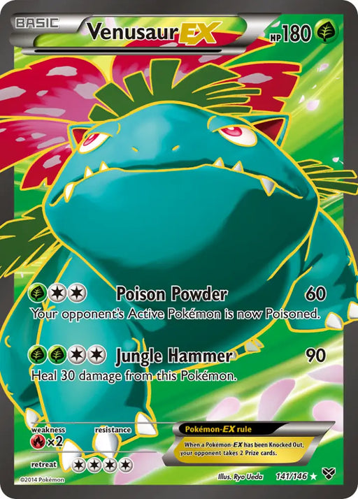 Venusaur EX (141/146) [XY: Base Set] - Pokemon Single