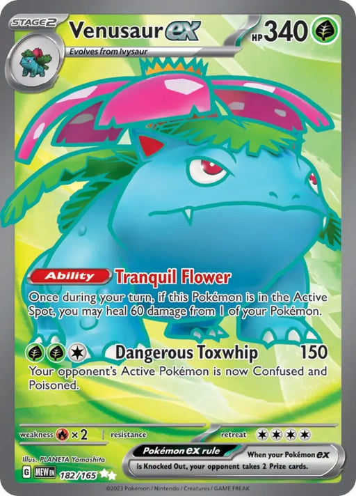Venusaur ex (182/165) [Scarlet & Violet 151] - Pokemon Single