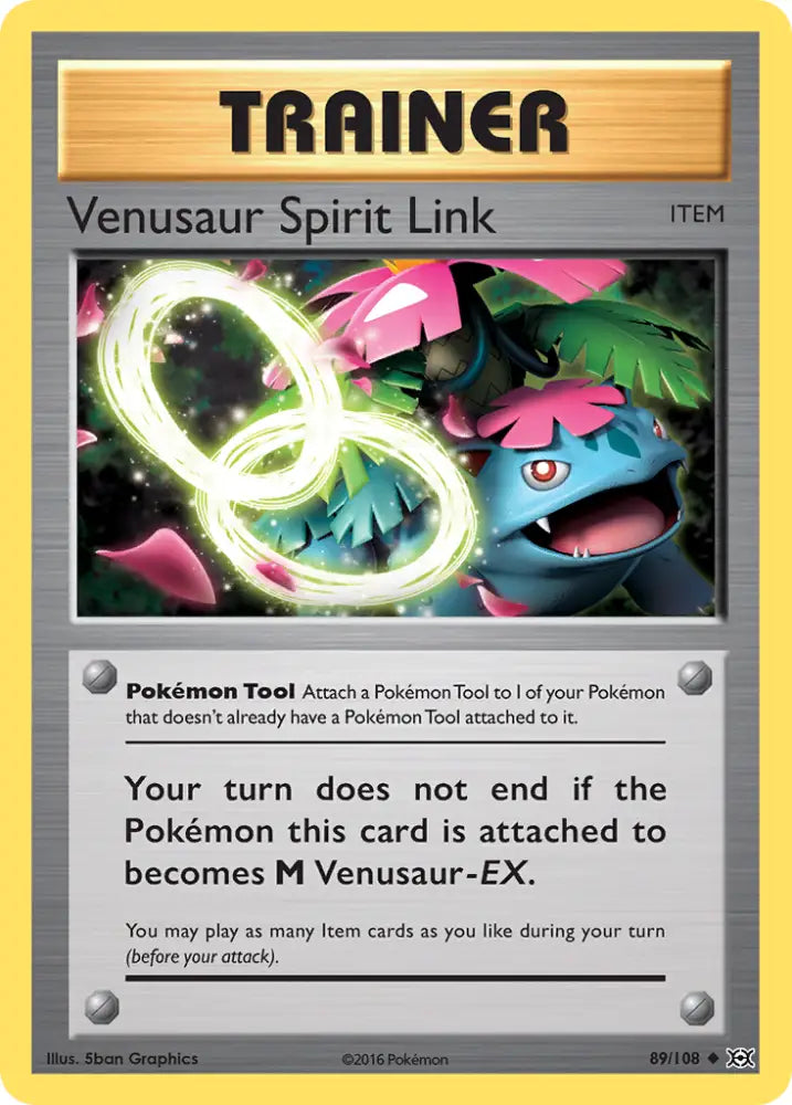 Venusaur Spirit Link (89/108) [XY: Evolutions] - Pokemon Single