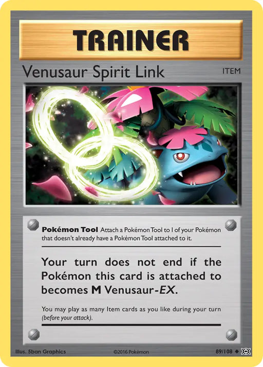 Venusaur Spirit Link (89/108) [XY: Evolutions] - Pokemon Single