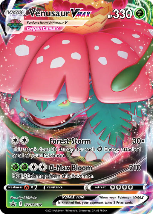 Venusaur VMAX (SWSH102) [Sword & Shield: Black Star Promos] - Pokemon Single